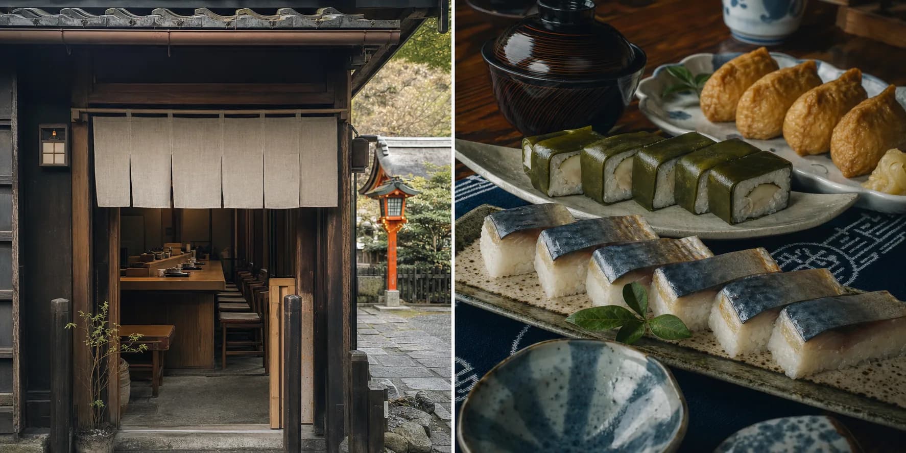 Editorial old Kyoto sushi shop