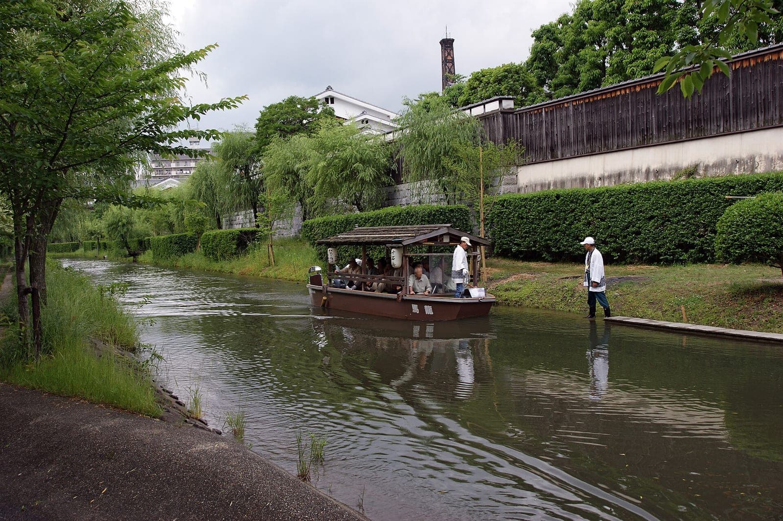 Canal and sake warehouses in Fushimi