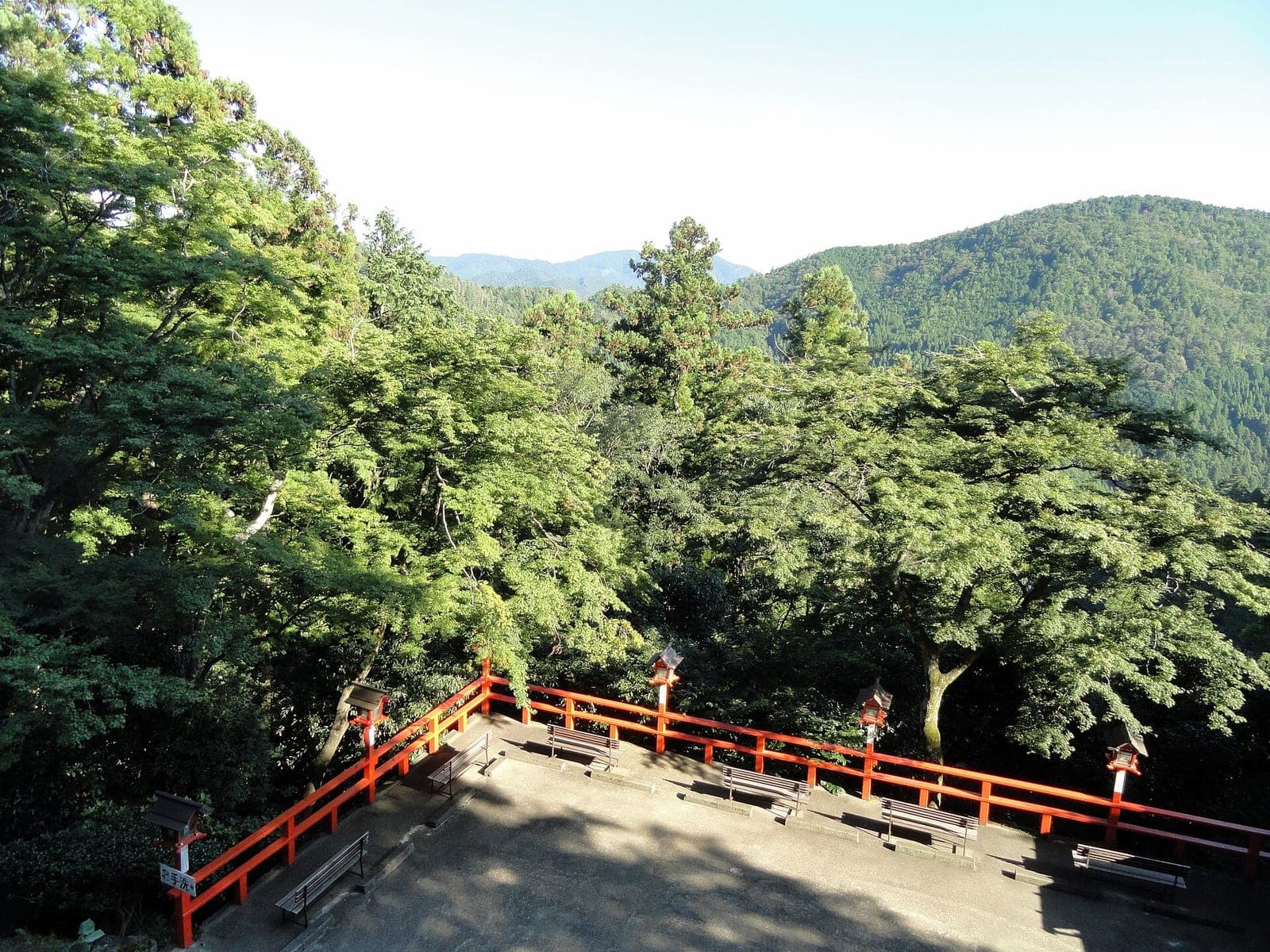 Mountain landscape from Kurama-dera