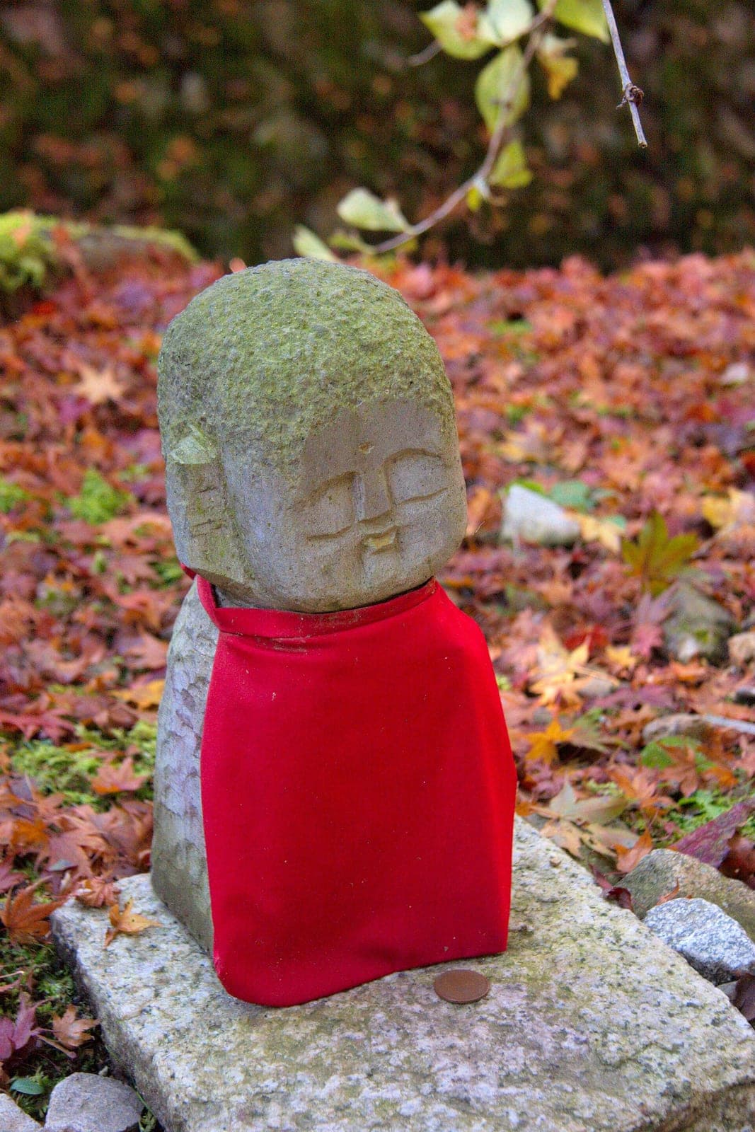 Temple garden and foliage in Ohara