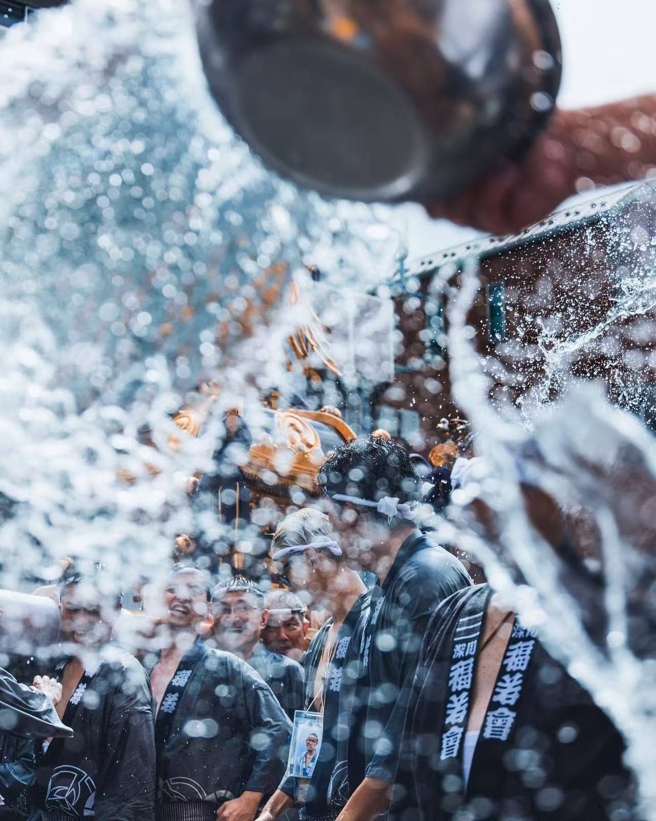 Tokyo's Water-Splashing Festival 5