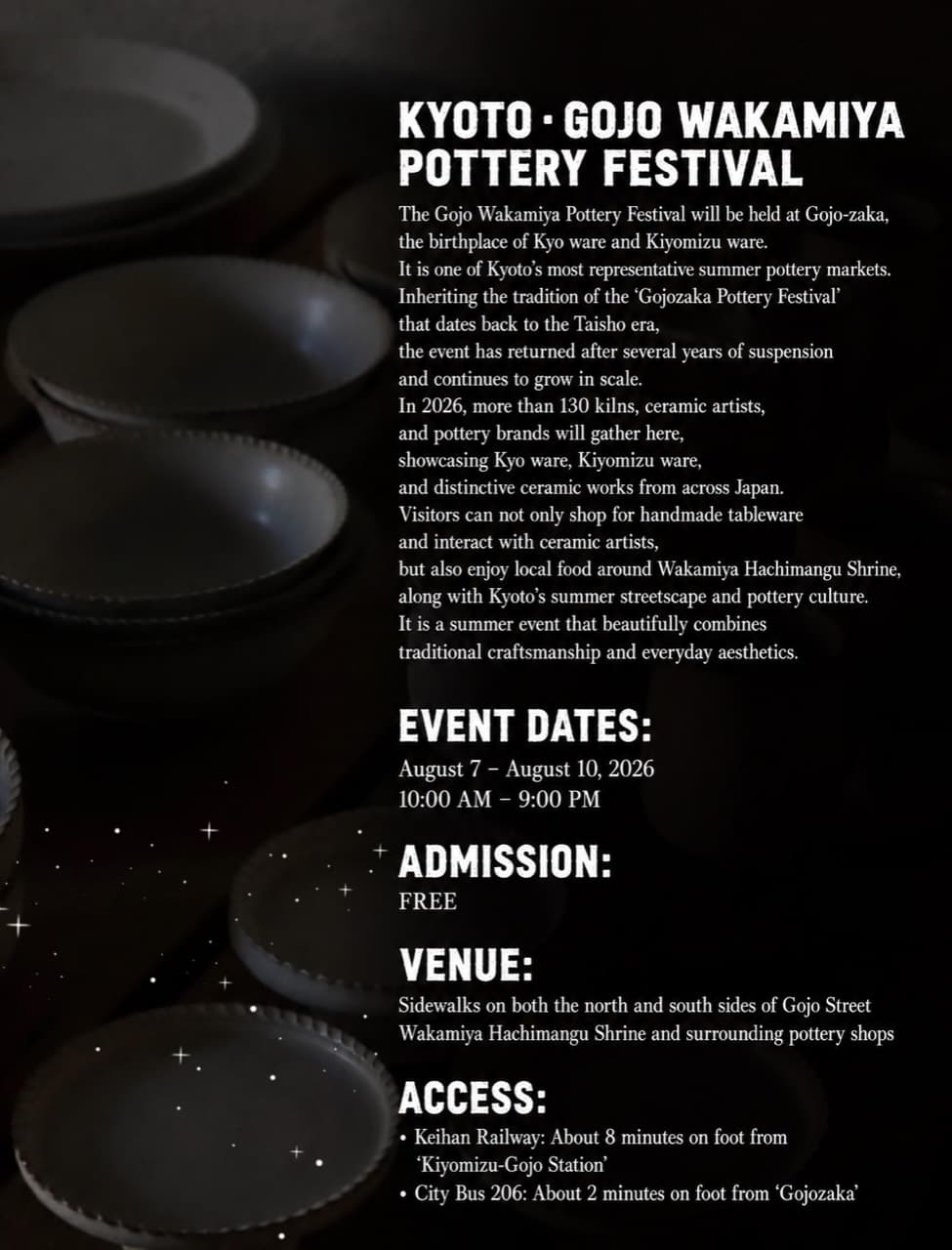 Kyoto's Summer Pottery Market 2